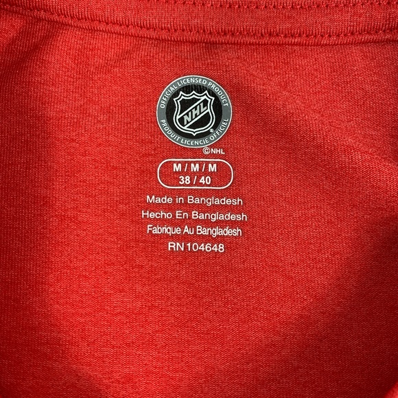 NHL Shirt Washington Capitols Short Sleeve Shirt - Picture 6 of 7